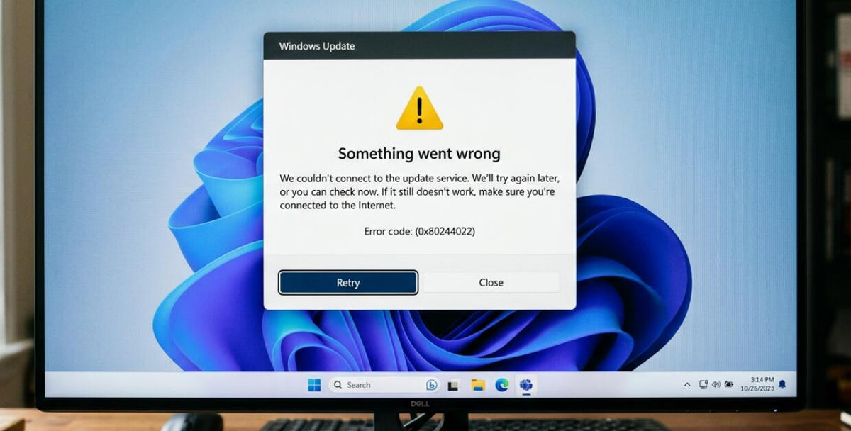 How to fix the 0x80244022 error code in Windows 11?