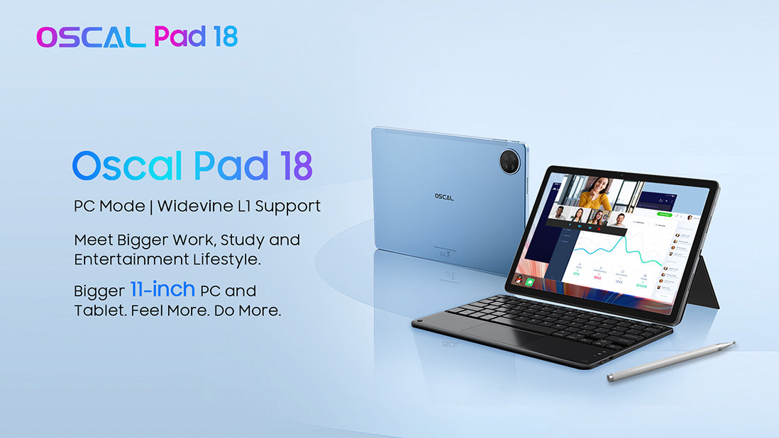 Oscal Pad 18 Is Gearing Up to Launch: Your New 11-inch PC&Tablet with Quad Box Speakers, 8800mAh Battery, Up to 24GB RAM, Android 13-based DokeOS_P 3.0