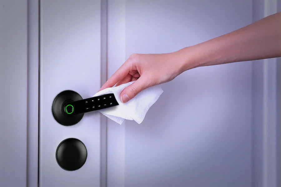 How do you clean your Smart Lock?