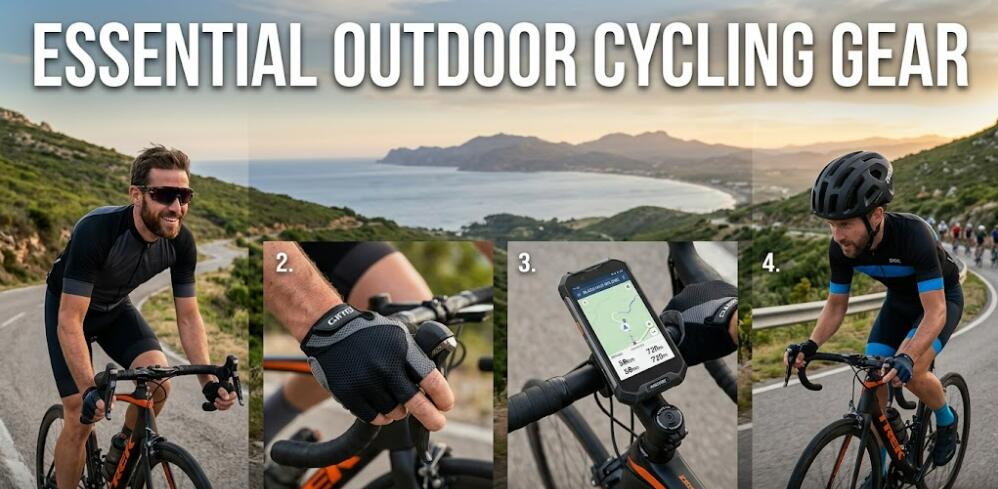 What gear do I need for outdoor cycling?