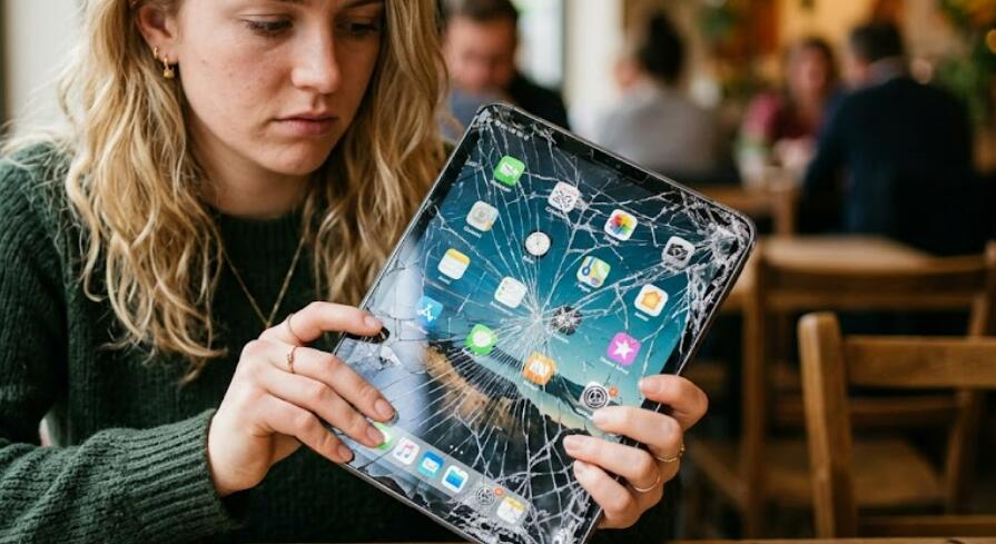 Come riparare lo schermo incrinato di un tablet?