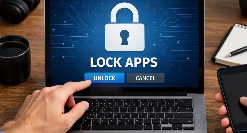 How do I lock apps in Windows 11/10 computer?