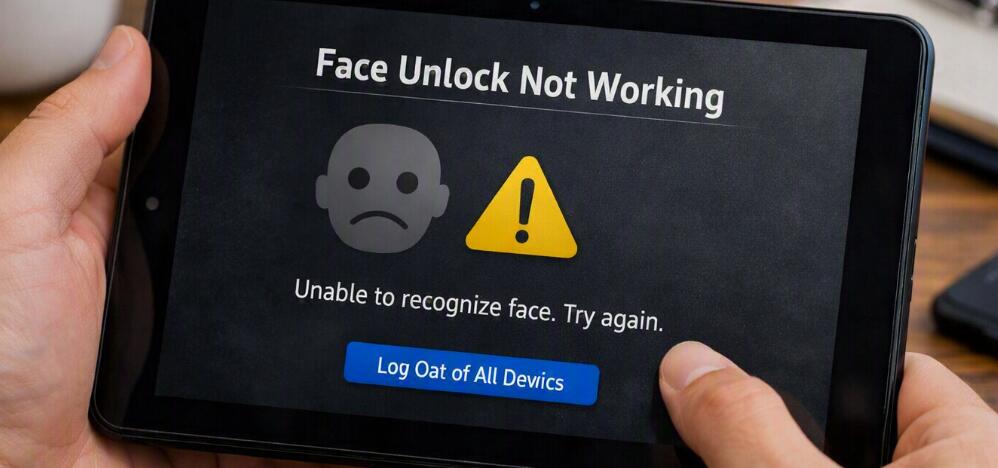 How to fix face unlock not working on my tablet?