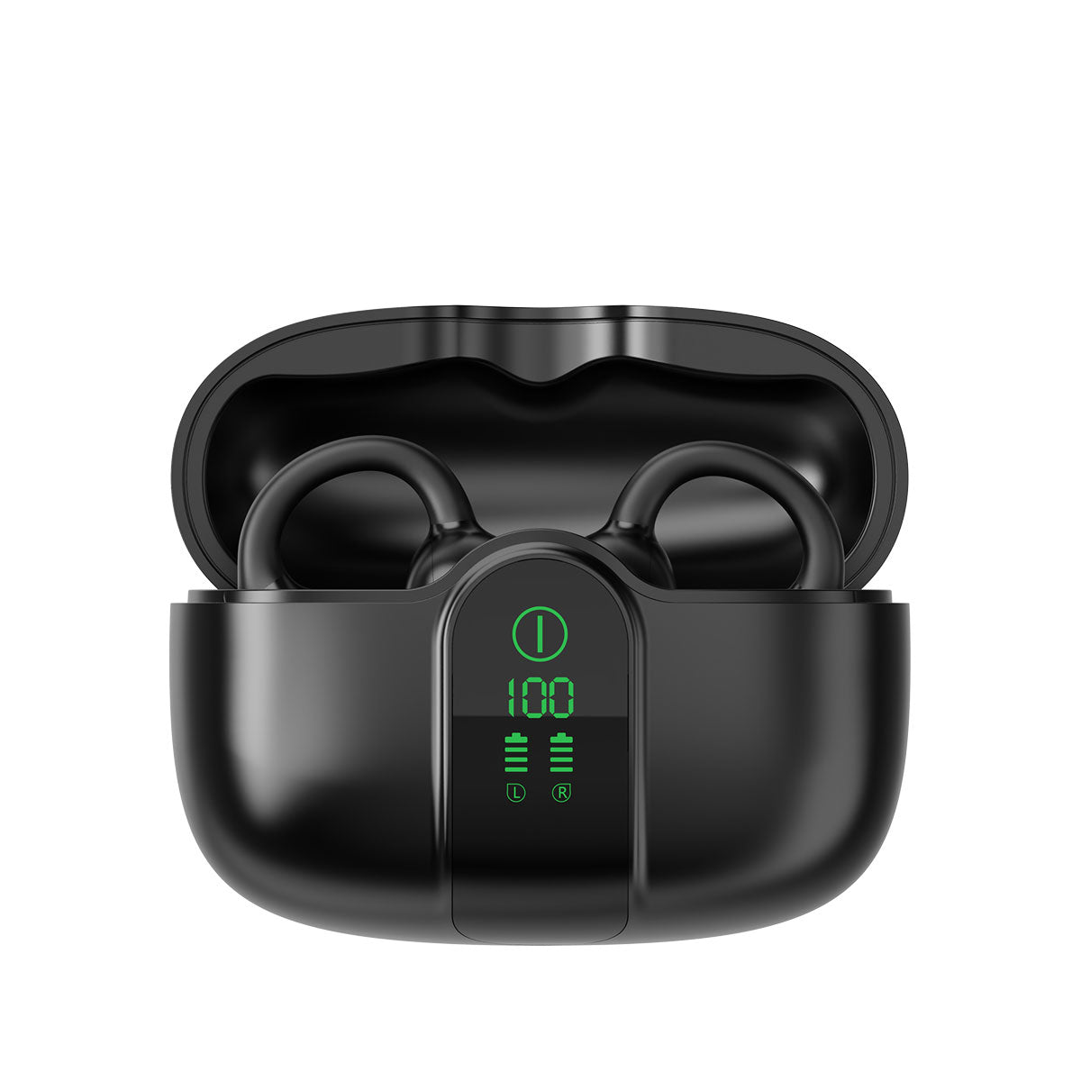 Blackview AirBuds 15 IPX5 Wasserdichte LED-Anzeige Bluetooth 6.0 Clip-on OWS Ohrhörer