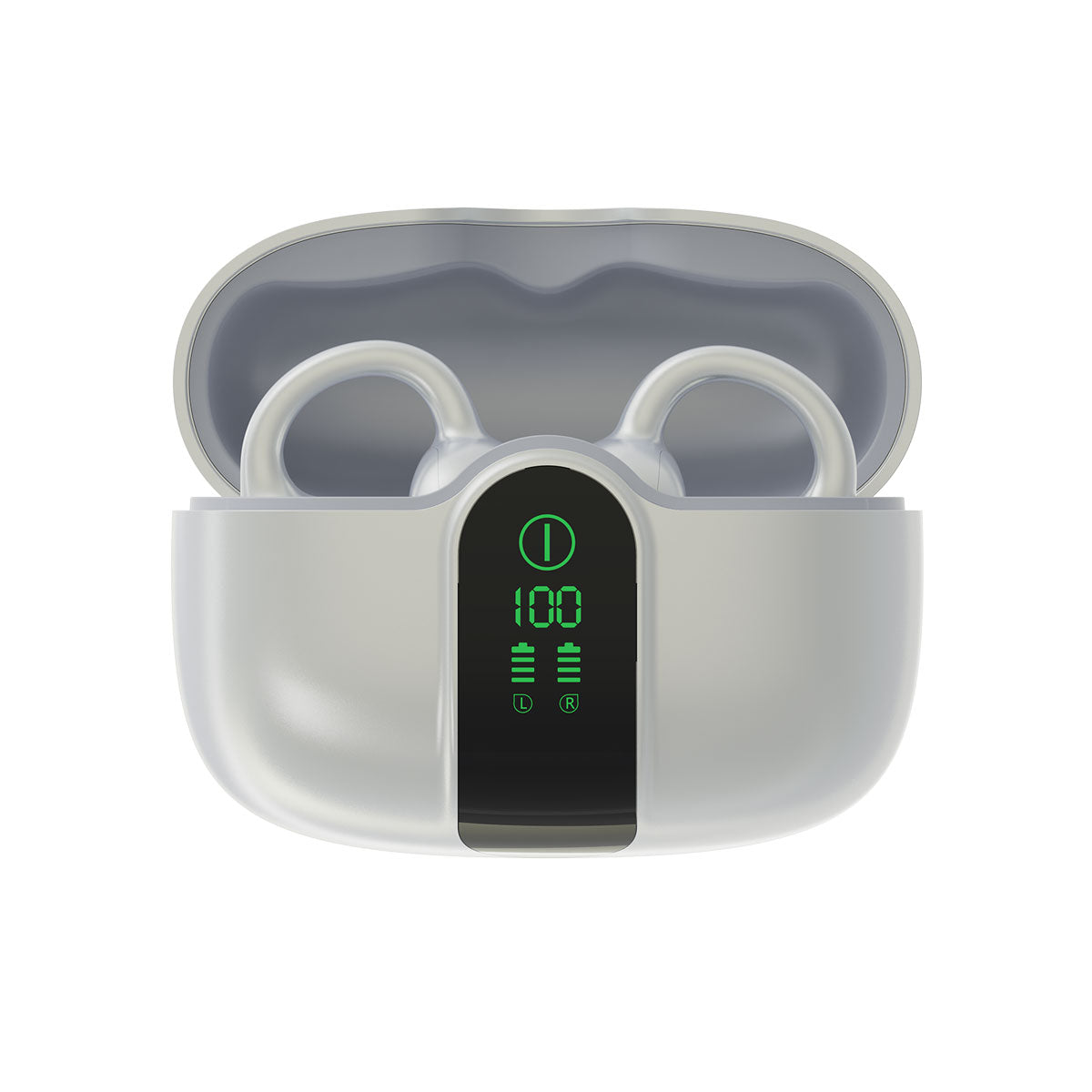 Blackview AirBuds 15 IPX5 Waterproof LED Display Bluetooth 6.0 Clip-on OWS Earbuds