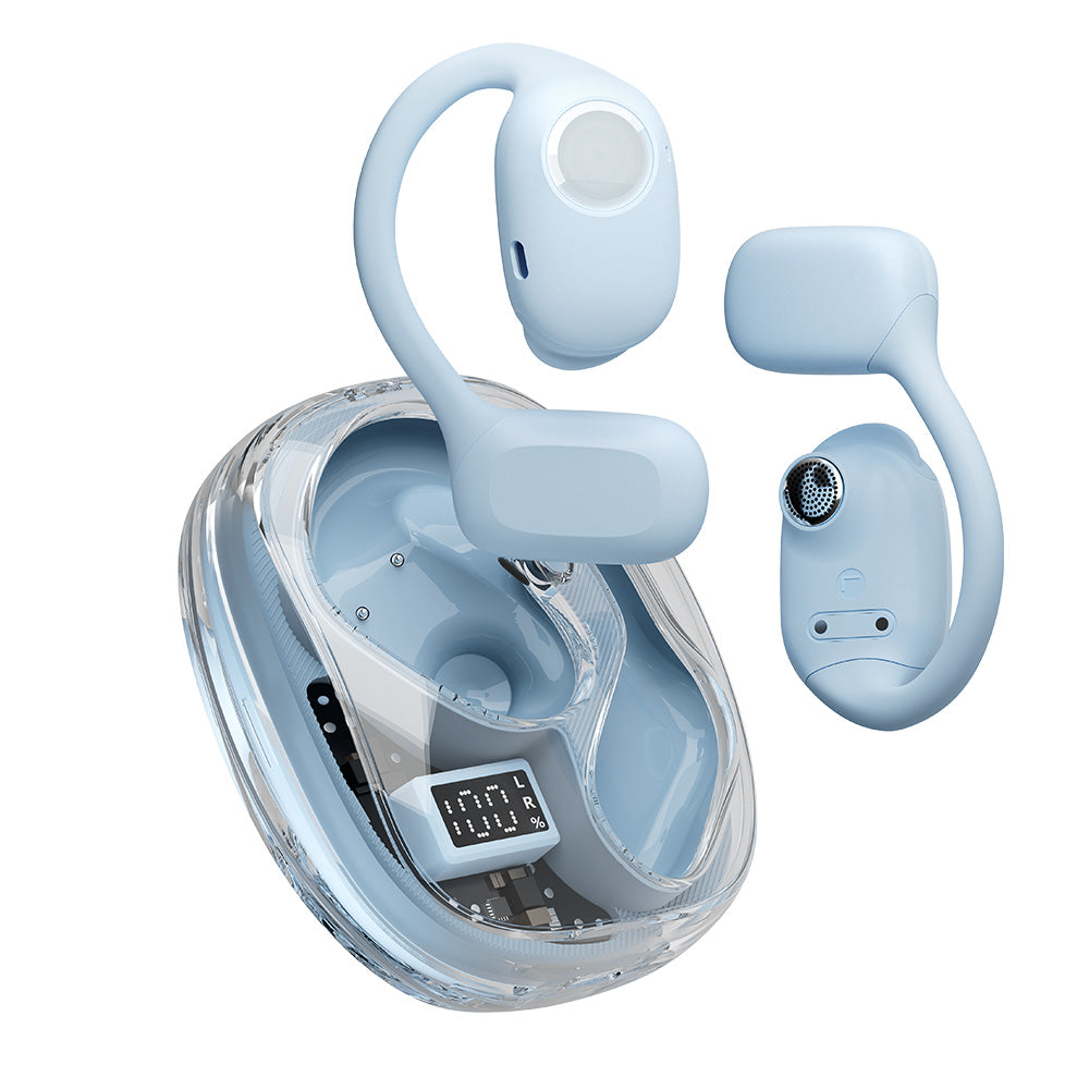 Blackview AirBuds 100 IP68 Waterproof Bluetooth 5.3 Open-ear TWS Earbuds with Earhooks