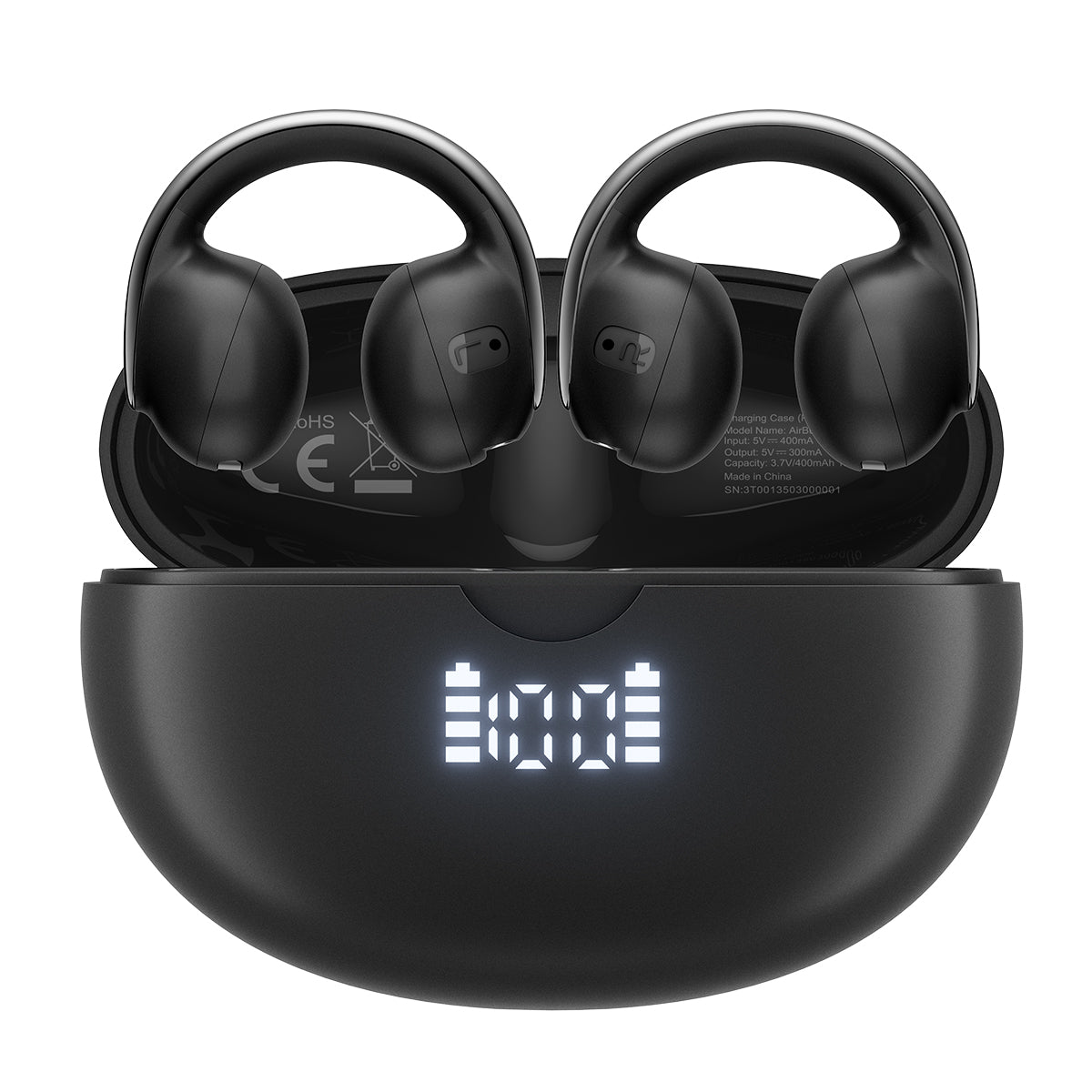 Blackview AirBuds 13 IPX7 wasserdichte Smart Noise Reduction Bluetooth 5.4 Clip-on OWS Ohrhörer