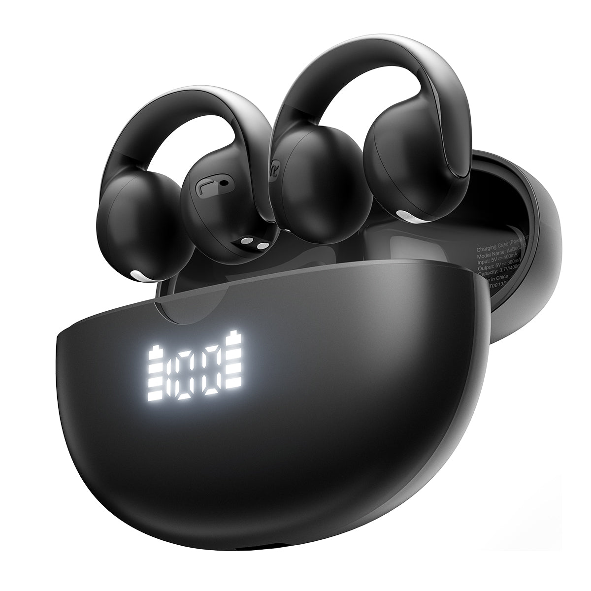 Blackview AirBuds 13 IPX7 Waterproof Smart Noise Reduction Bluetooth 5.4 Clip-on OWS Earbuds