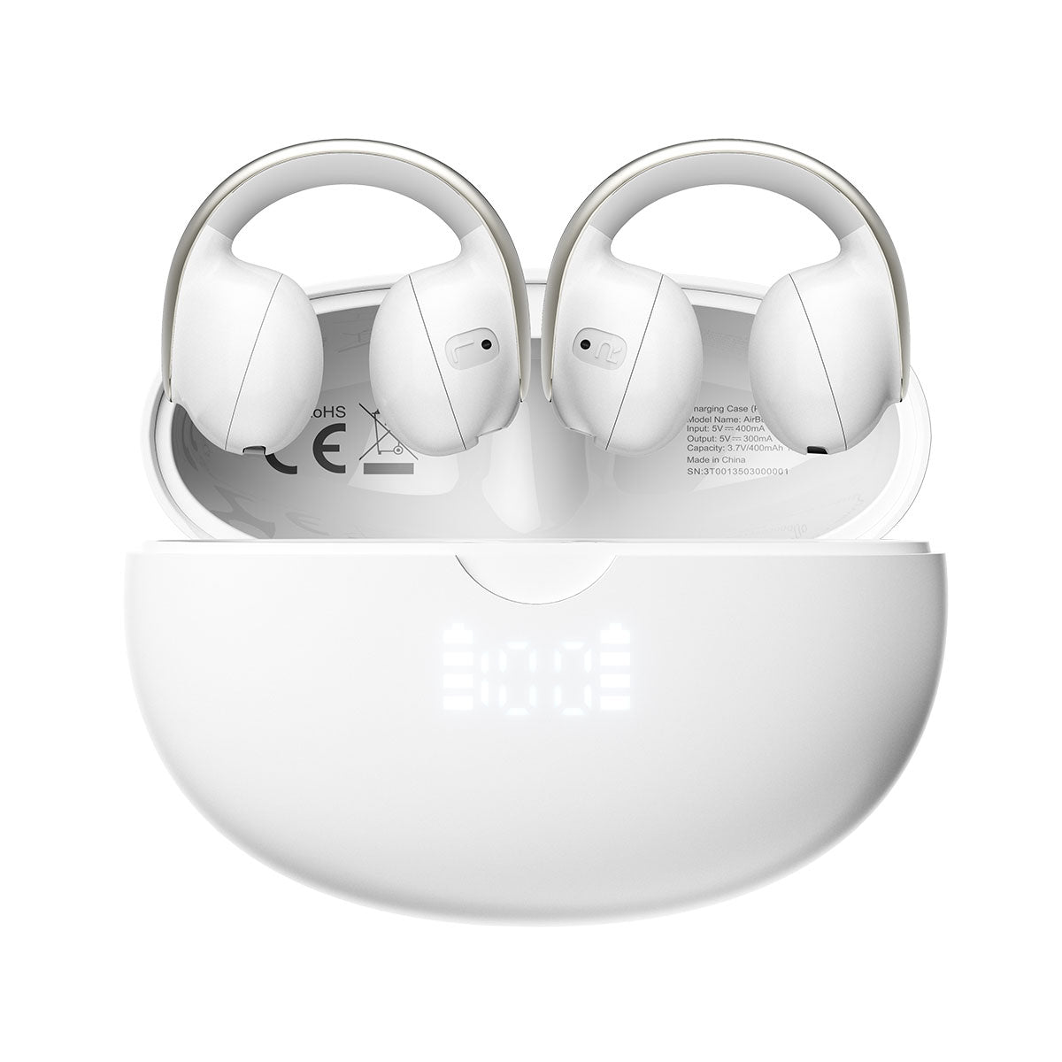 Blackview AirBuds 13 IPX7 wasserdichte Smart Noise Reduction Bluetooth 5.4 Clip-on OWS Ohrhörer