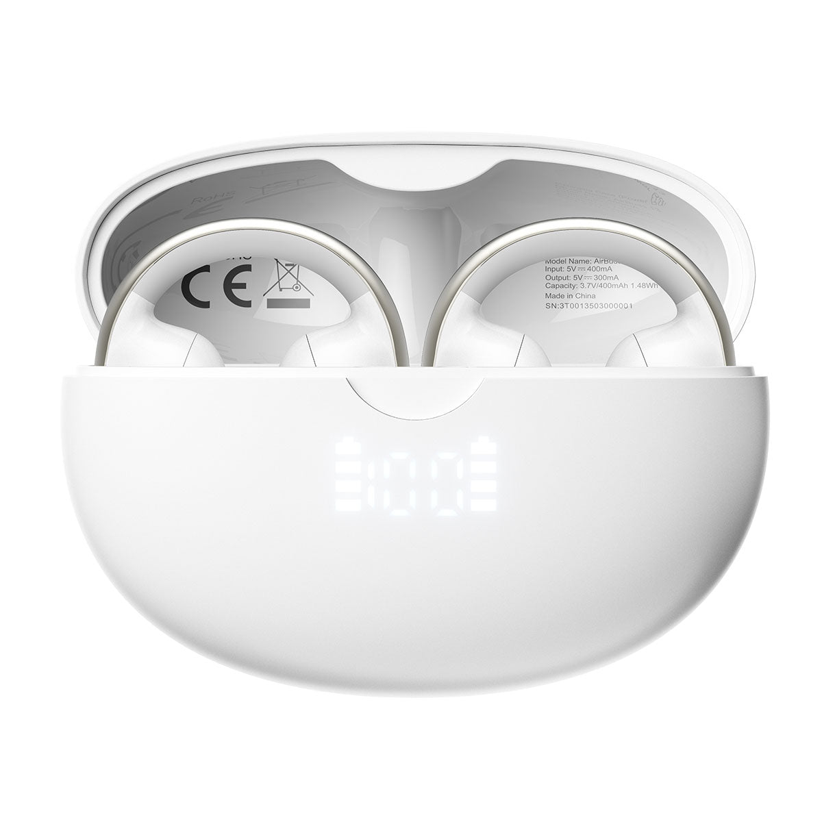 Blackview AirBuds 13 IPX7 Waterproof Smart Noise Reduction Bluetooth 5.4 Clip-on OWS Earbuds