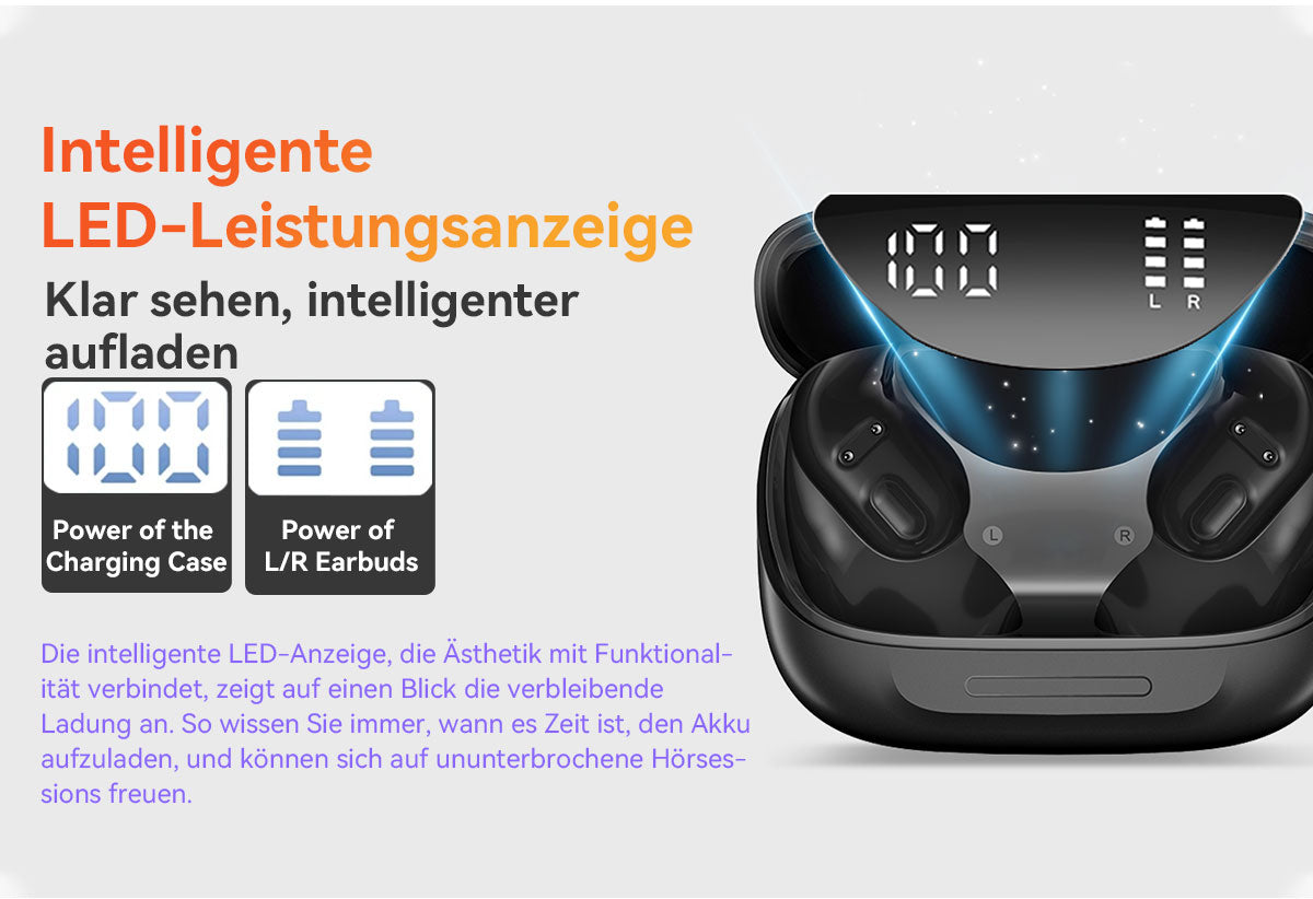 Blackview Airbuds 200 IP68 wasserdichte Open-Ear-TWS-Ohrhörer