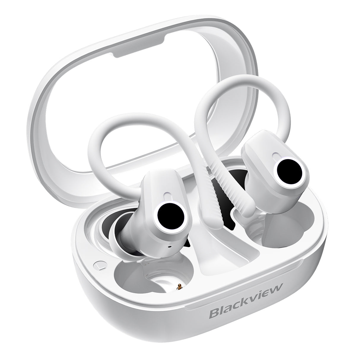 Blackview AirBuds 60 IPX4 Waterproof Bluetooth 5.3 Half In-ear TWS Earbuds with Earhooks