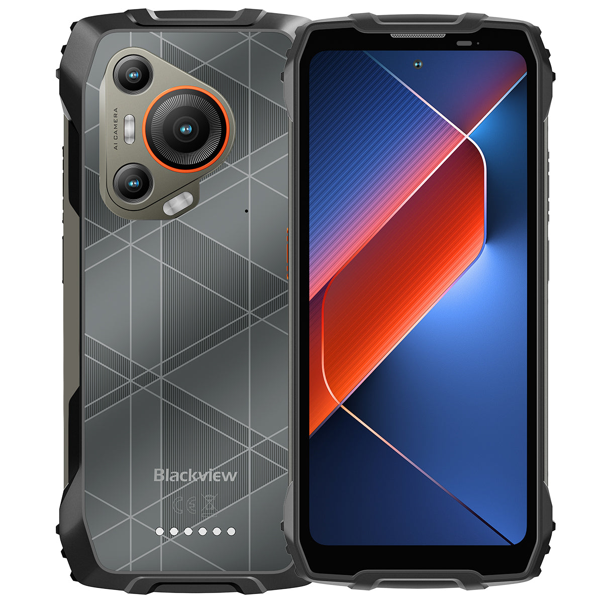 Blackview BL7000 6,78-Zoll MediaTek Dimensity 6300 50MP+20MP Nachtsichtkamera 7500mAh 5G KI Robust Smartphone