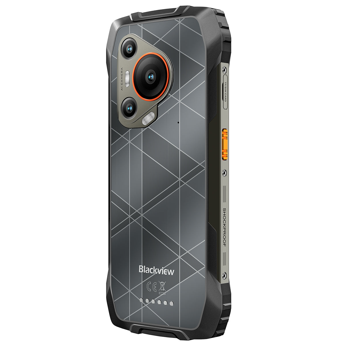 Blackview BL7000 6,78-Zoll MediaTek Dimensity 6300 50MP+20MP Nachtsichtkamera 7500mAh 5G KI Robust Smartphone