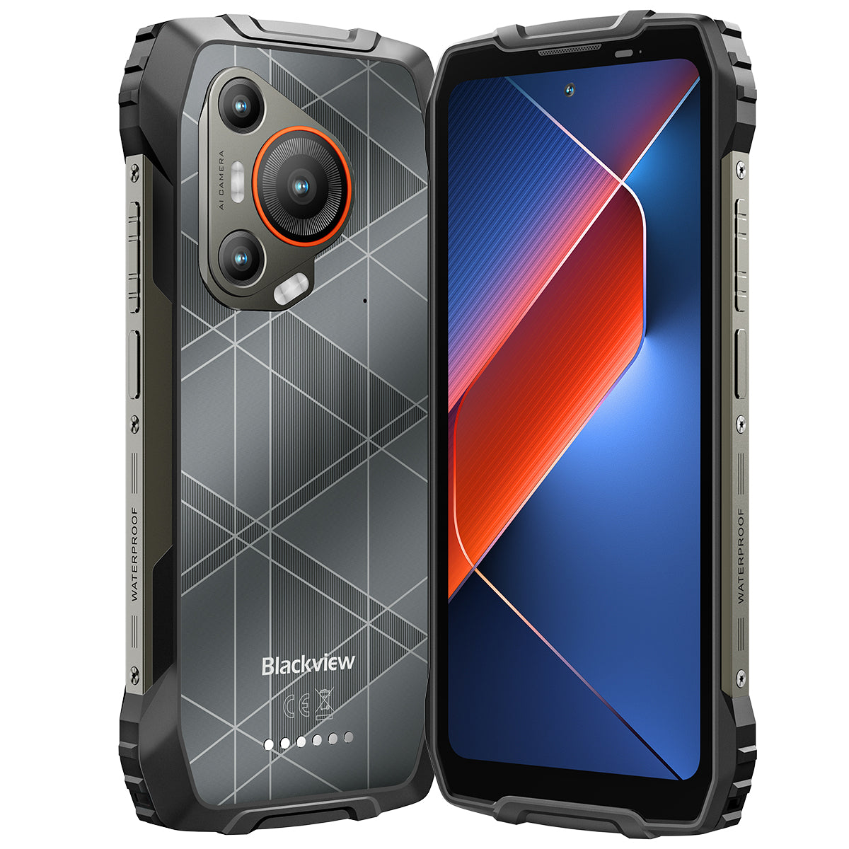 Blackview BL7000 6,78-Zoll MediaTek Dimensity 6300 50MP+20MP Nachtsichtkamera 7500mAh 5G KI Robust Smartphone