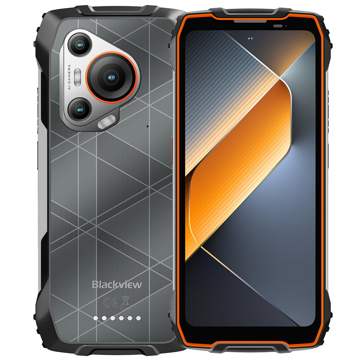Blackview BL7000 6,78-Zoll MediaTek Dimensity 6300 50MP+20MP Nachtsichtkamera 7500mAh 5G KI Robust Smartphone