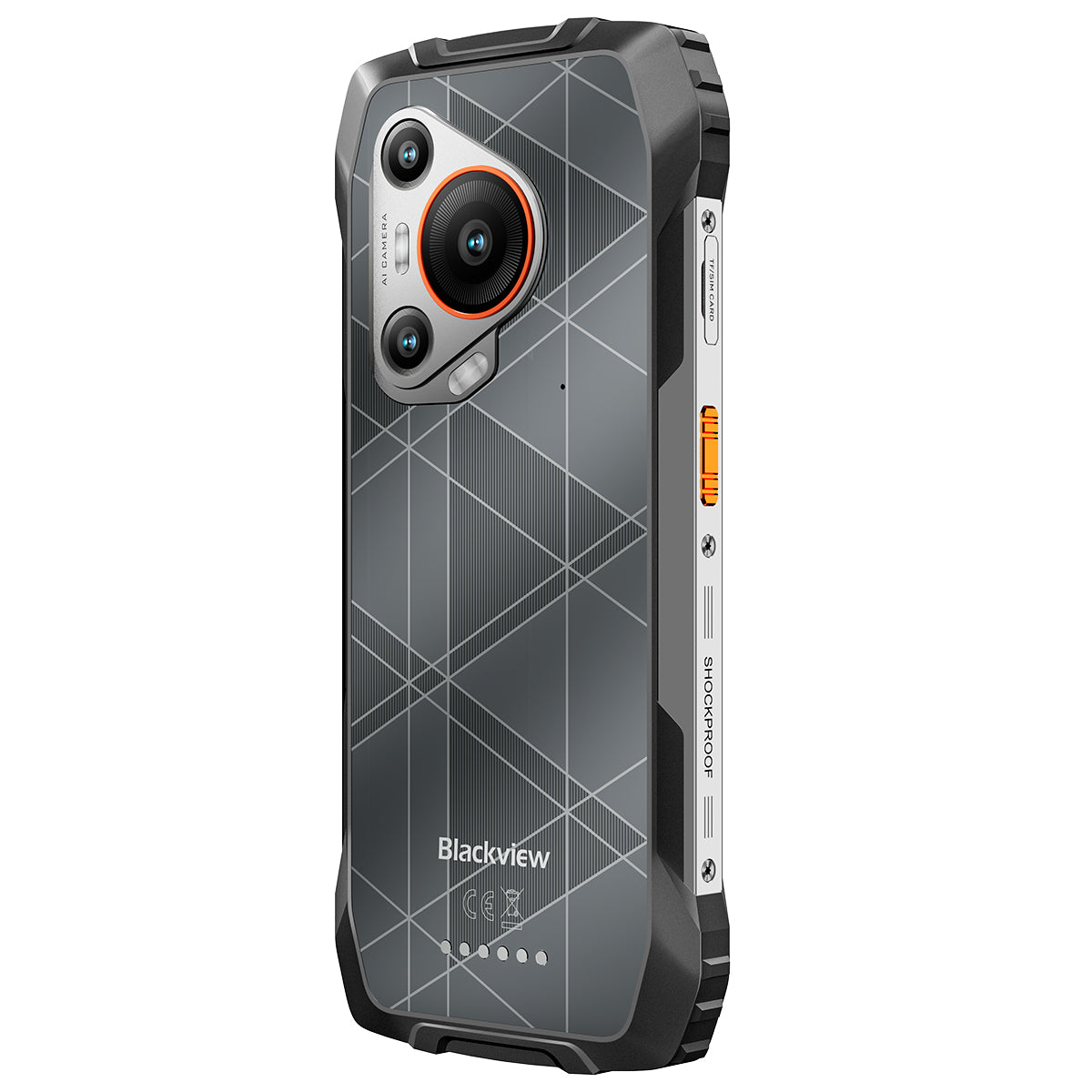 Blackview BL7000 6,78-Zoll MediaTek Dimensity 6300 50MP+20MP Nachtsichtkamera 7500mAh 5G KI Robust Smartphone
