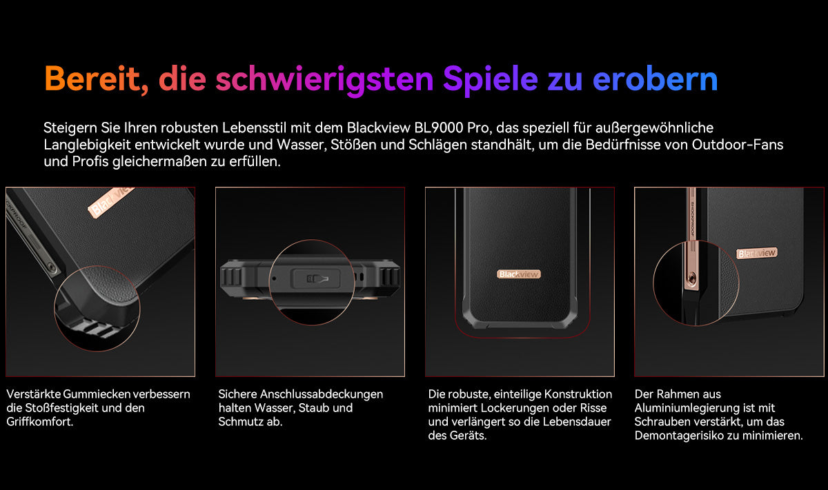 Blackview BL9000 Pro 5G Wärmebildkamera Robustes Telefon