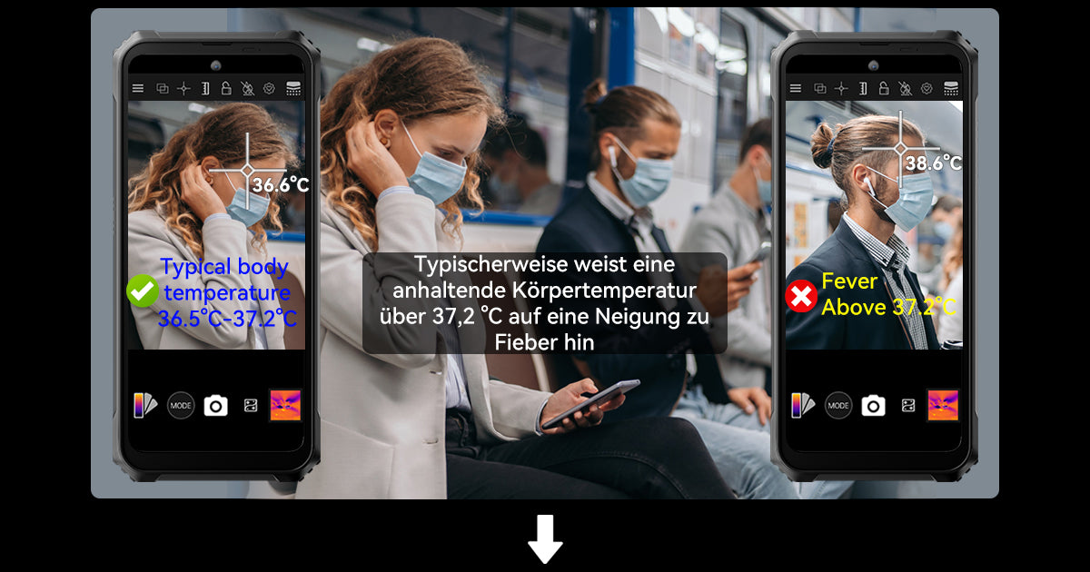 Blackview BL9000 Pro 5G Wärmebildkamera Robustes Telefon