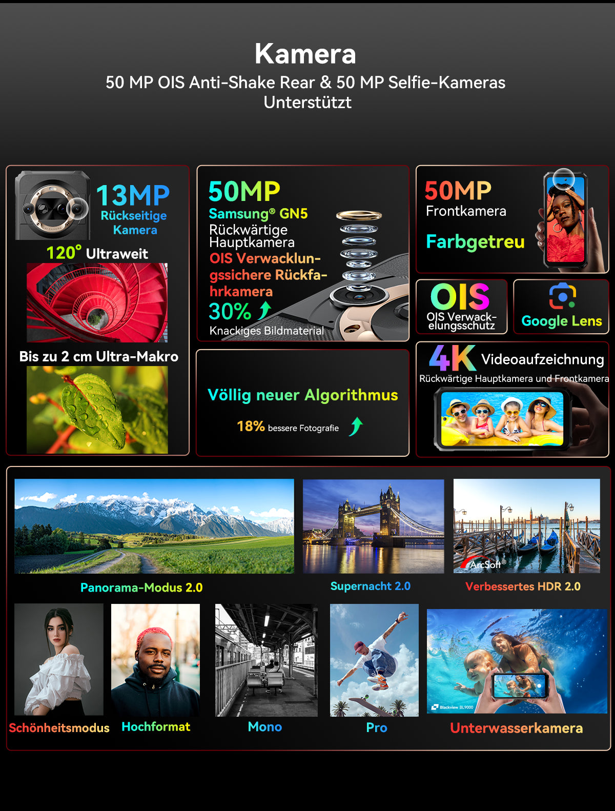 Blackview BL9000 Pro 5G Wärmebildkamera Robustes Telefon