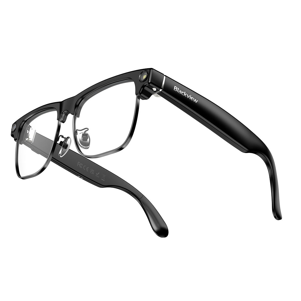 Blackview BV200 ChatGPT AI Smart Glasses with Sony 8MP Camera Bluetooth Call & Live Voice AI Translation