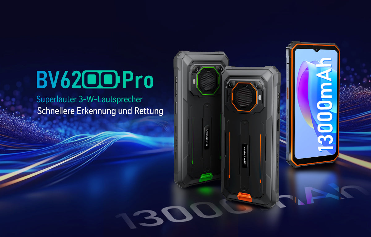 Robustes Telefon Blackview BV6200 Pro mit Lautsprecher