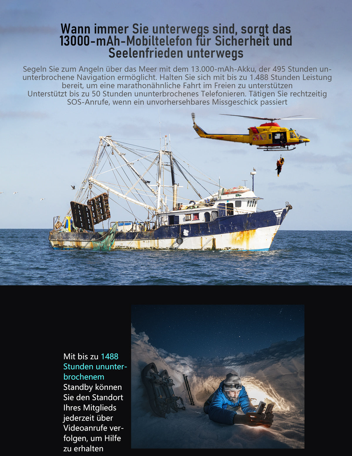 Robustes Telefon Blackview BV6200 Pro mit Lautsprecher