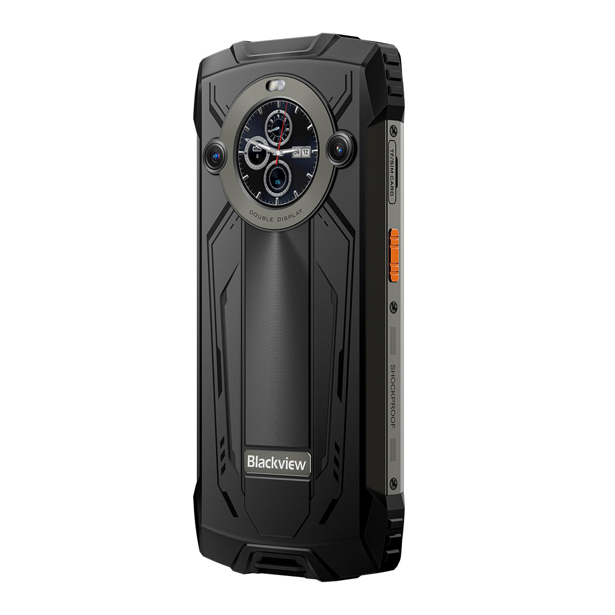 Blackview BV8200 6,5 Zoll 120 Hz Haupt- und 1,3 Zoll Sekundärdisplay 12+256 GB Eingebaute 170LM Taschenlampe 8800 mAh 4G Robustes Mobiltelefon 