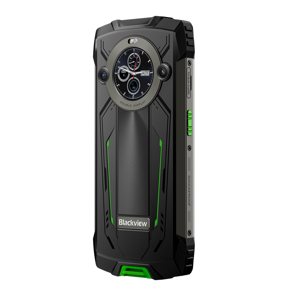 Blackview BV8200 6,5 Zoll 120 Hz Haupt- und 1,3 Zoll Sekundärdisplay 12+256 GB Eingebaute 170LM Taschenlampe 8800 mAh 4G Robustes Mobiltelefon 