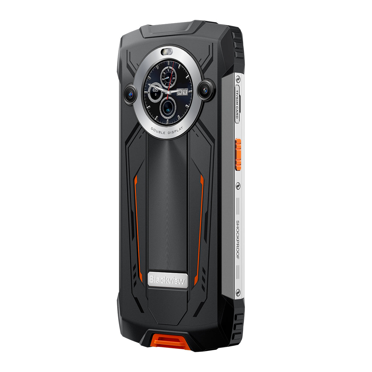 Blackview BV8200 6,5 Zoll 120 Hz Haupt- und 1,3 Zoll Sekundärdisplay 12+256 GB Eingebaute 170LM Taschenlampe 8800 mAh 4G Robustes Mobiltelefon 