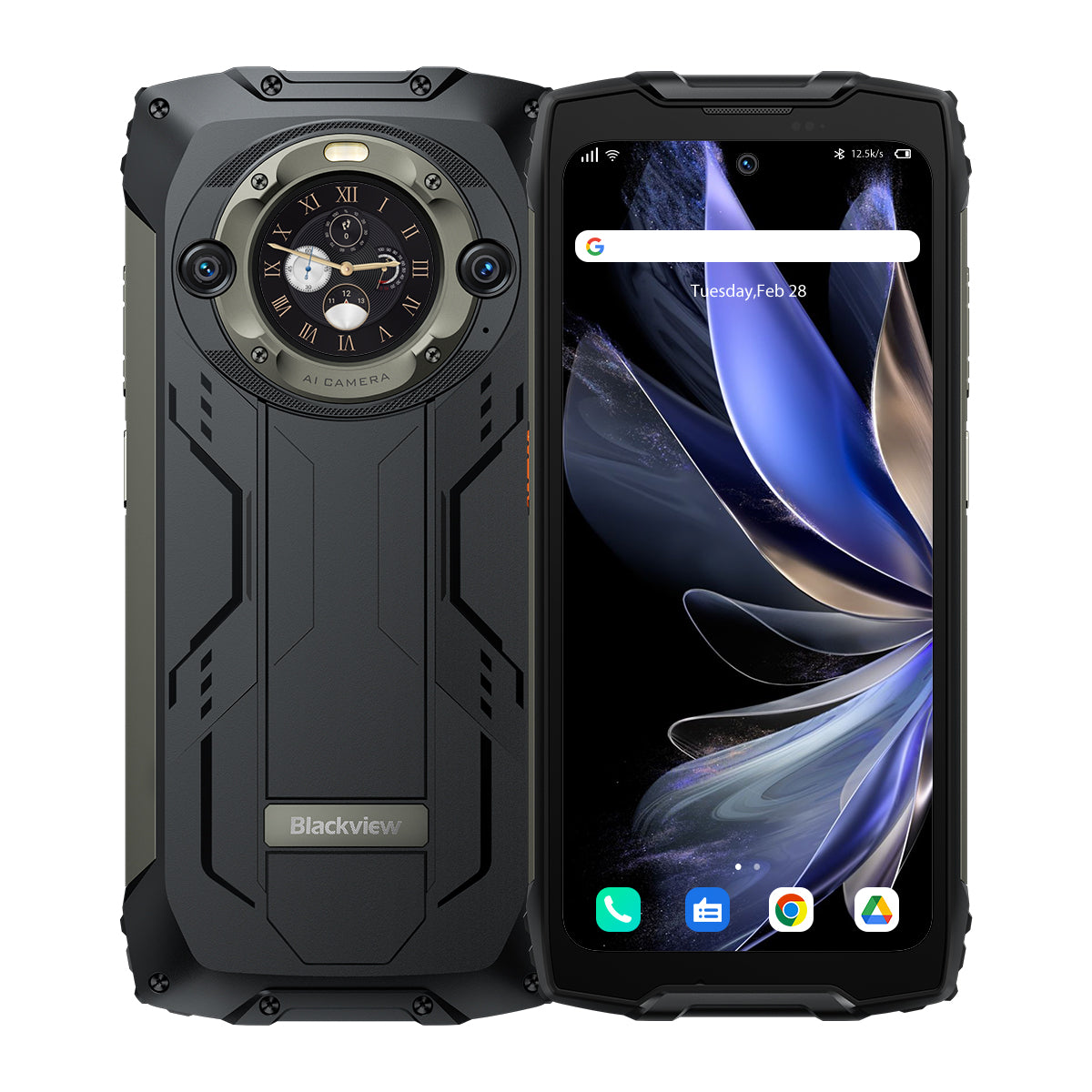 Blackview BV9300 Pro 8/12 GB + 256 GB 6,7-Zoll-Haupt- und rundes 1,3-Zoll-Sekundärdisplay Eingebaute 100-LM-Taschenlampe 15080 mAh 4G Robustes Telefon 