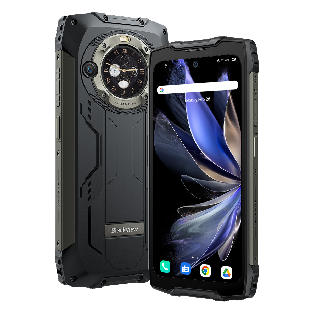 Blackview BV9300 Pro 8/12 GB + 256 GB 6,7-Zoll-Haupt- und rundes 1,3-Zoll-Sekundärdisplay Eingebaute 100-LM-Taschenlampe 15080 mAh 4G Robustes Telefon 