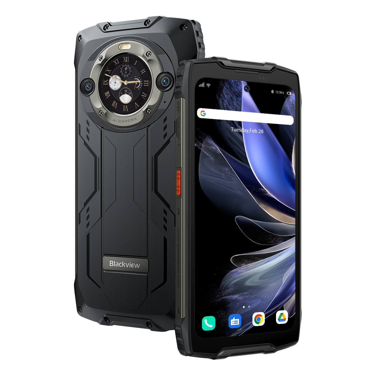 Blackview BV9300 Pro 8/12GB+256GB 6.7-Inch Main & 1.3-inch Round Secondary Display Built-in 100LM Flashlight 15080mAh Rugged 4G Cellphone