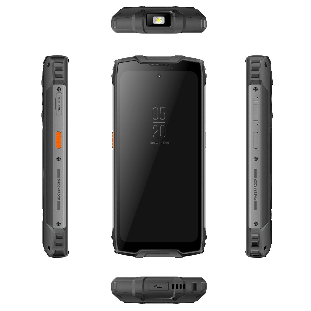 Blackview BV9300 Pro 8/12 GB + 256 GB 6,7 Zoll Haupt- und 1,3 Zoll rundes Sekundärdisplay Integrierte 100-LM-Taschenlampe 15080 mAh 4G Robustes Smartphone 