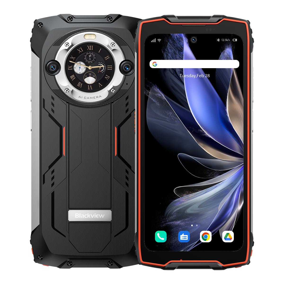 Blackview BV9300 Pro 8/12GB+256GB 6.7-Inch Main & 1.3-inch Round Secondary Display Built-in 100LM Flashlight 15080mAh Rugged 4G Cellphone