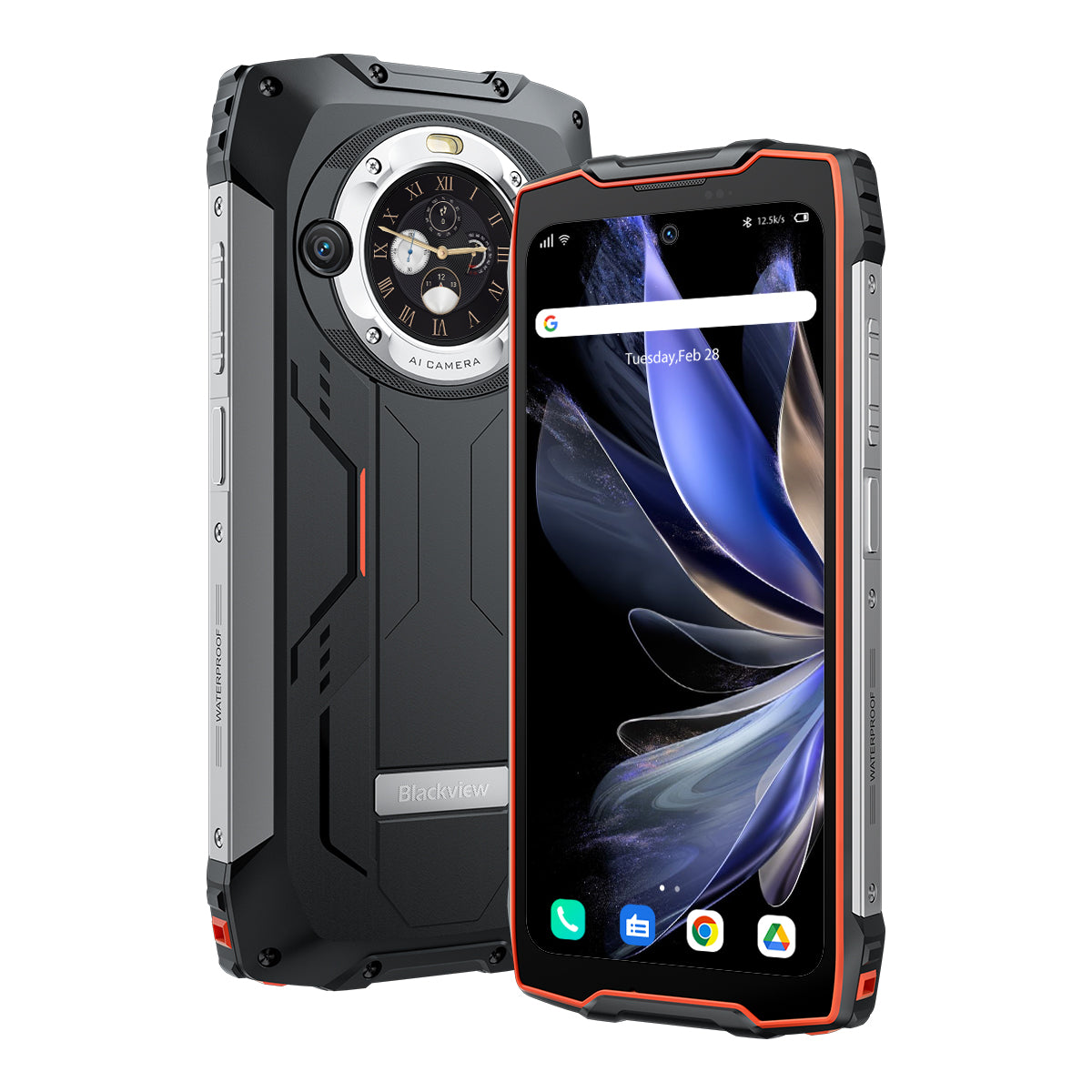 Blackview BV9300 Pro 8/12GB+256GB 6.7-Inch Main & 1.3-inch Round Secondary Display Built-in 100LM Flashlight 15080mAh Rugged 4G Cellphone