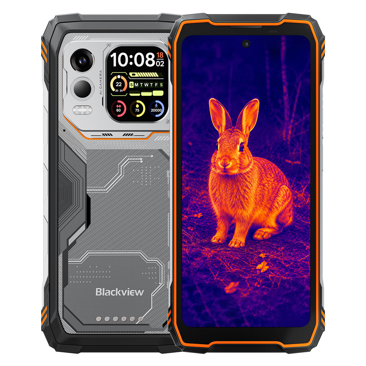 Blackview XPLORE 1 Pro 5G Thermische Bildgebung Robust Telefon mit 6,78" 120Hz Haupt- & 2,01" Sekundärdisplay 20000mAh 170LM Taschenlampe