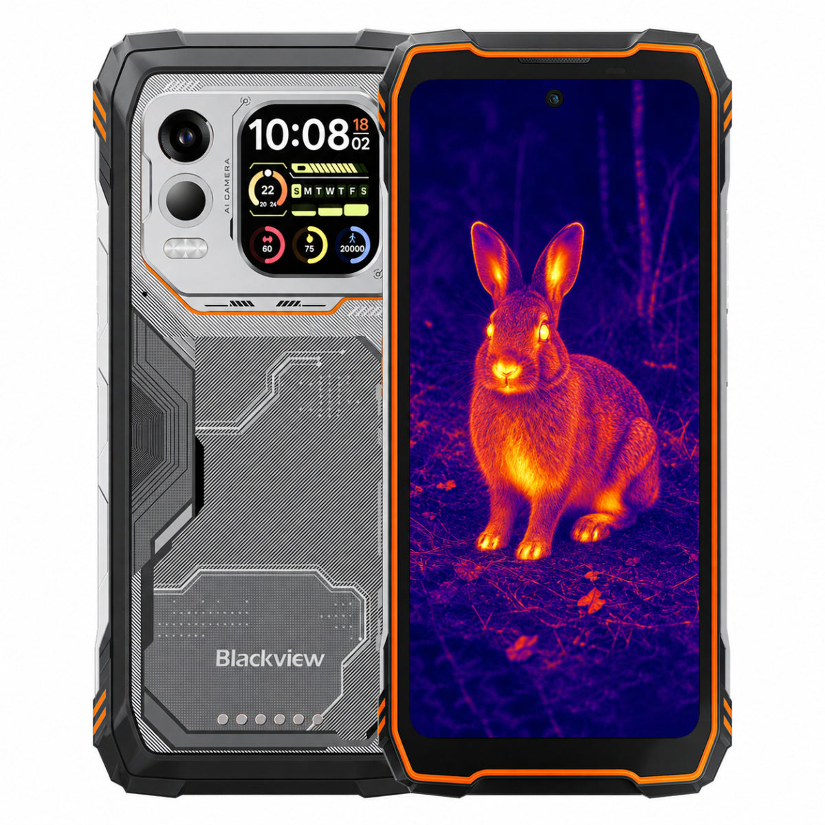 Blackview XPLORE 1 Pro 5G Thermische Bildgebung Robust Telefon mit 6,78" 120Hz Haupt- & 2,01" Sekundärdisplay 20000mAh 170LM Taschenlampe