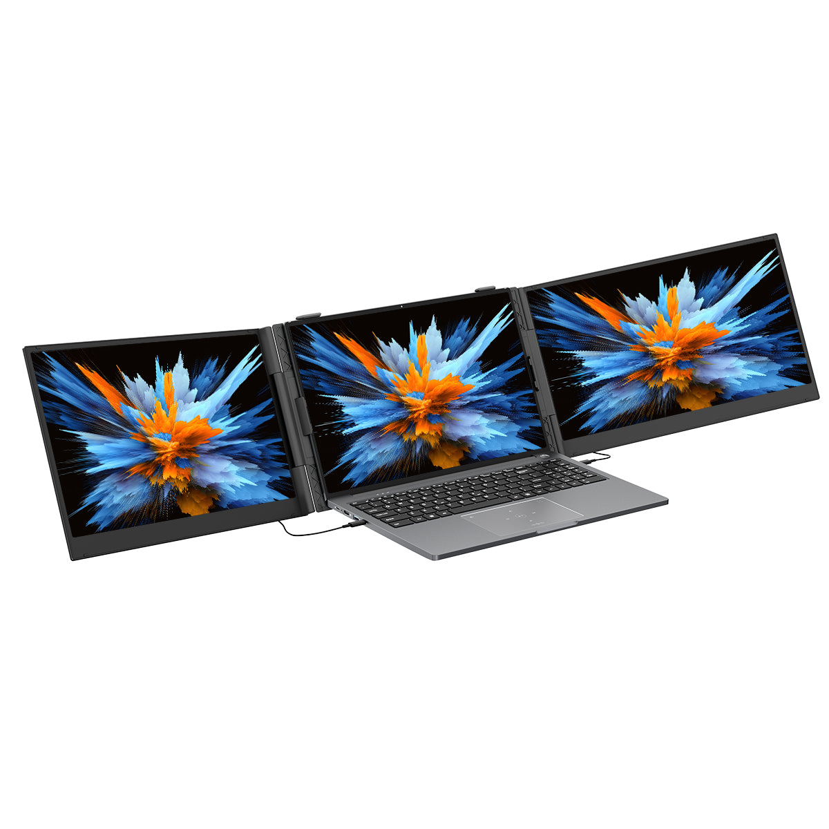 Blackview DCM6 14-inch Dual Monitor Portable Laptop Screen Extender with Speaker