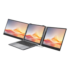 Blackview DCM6 Pro 14-Zoll Dual-Monitor Tragbarer Laptop-Bildschirm-Erweiterer mit 2 USB-C-Anschlüssen