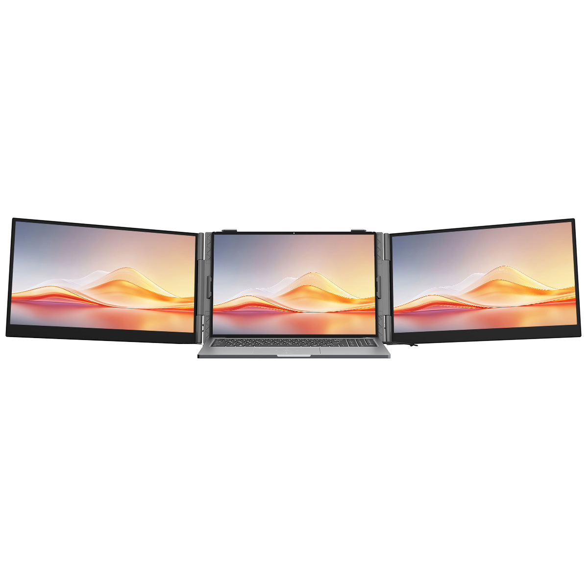 Blackview DCM6 Pro 14-Zoll Dual-Monitor Tragbarer Laptop-Bildschirm-Erweiterer mit 2 USB-C-Anschlüssen