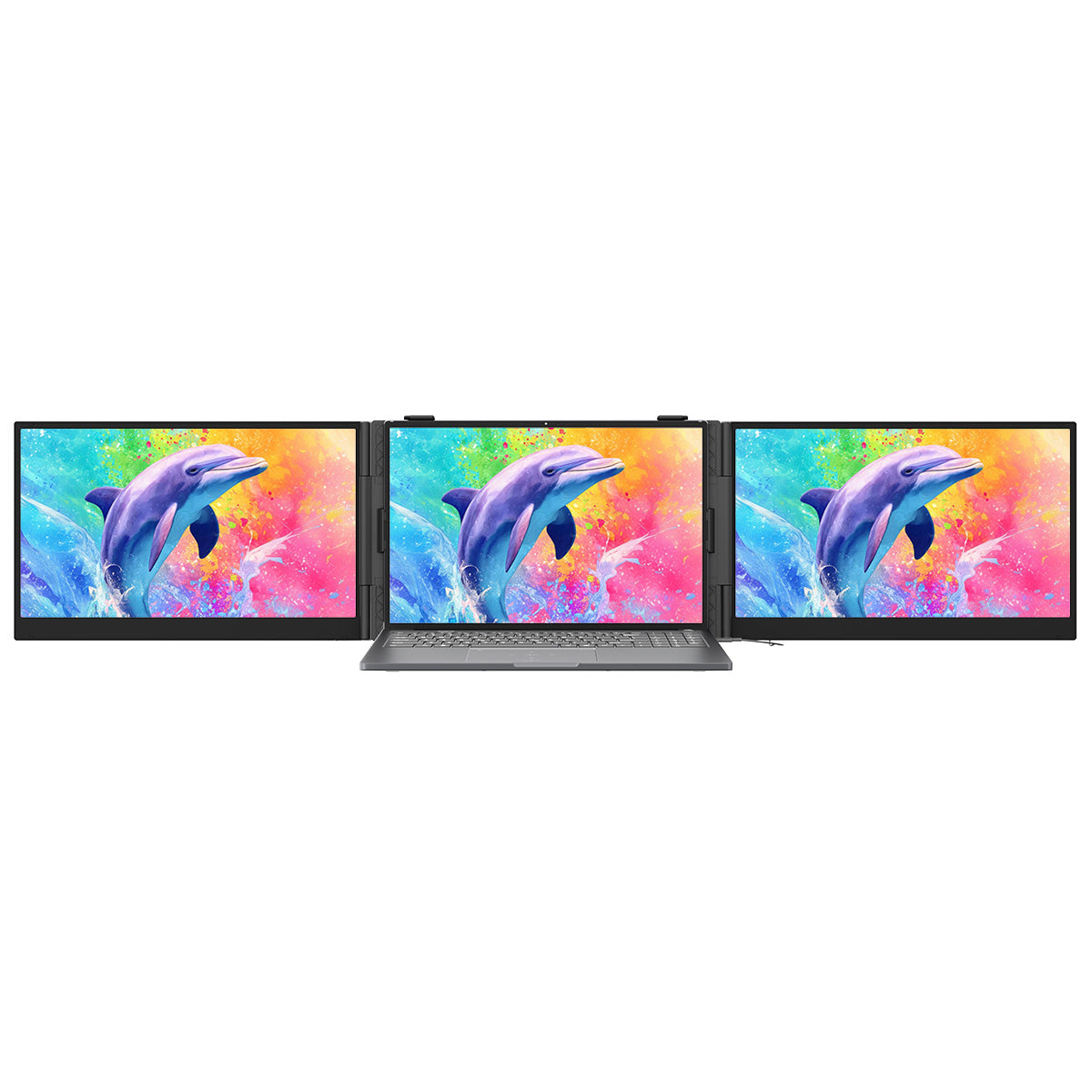 Blackview DCM8 Pro 15,3-Zoll Dual-Monitor tragbarer Laptop-Bildschirm-Erweiterer mit 2 USB-C-Anschlüssen
