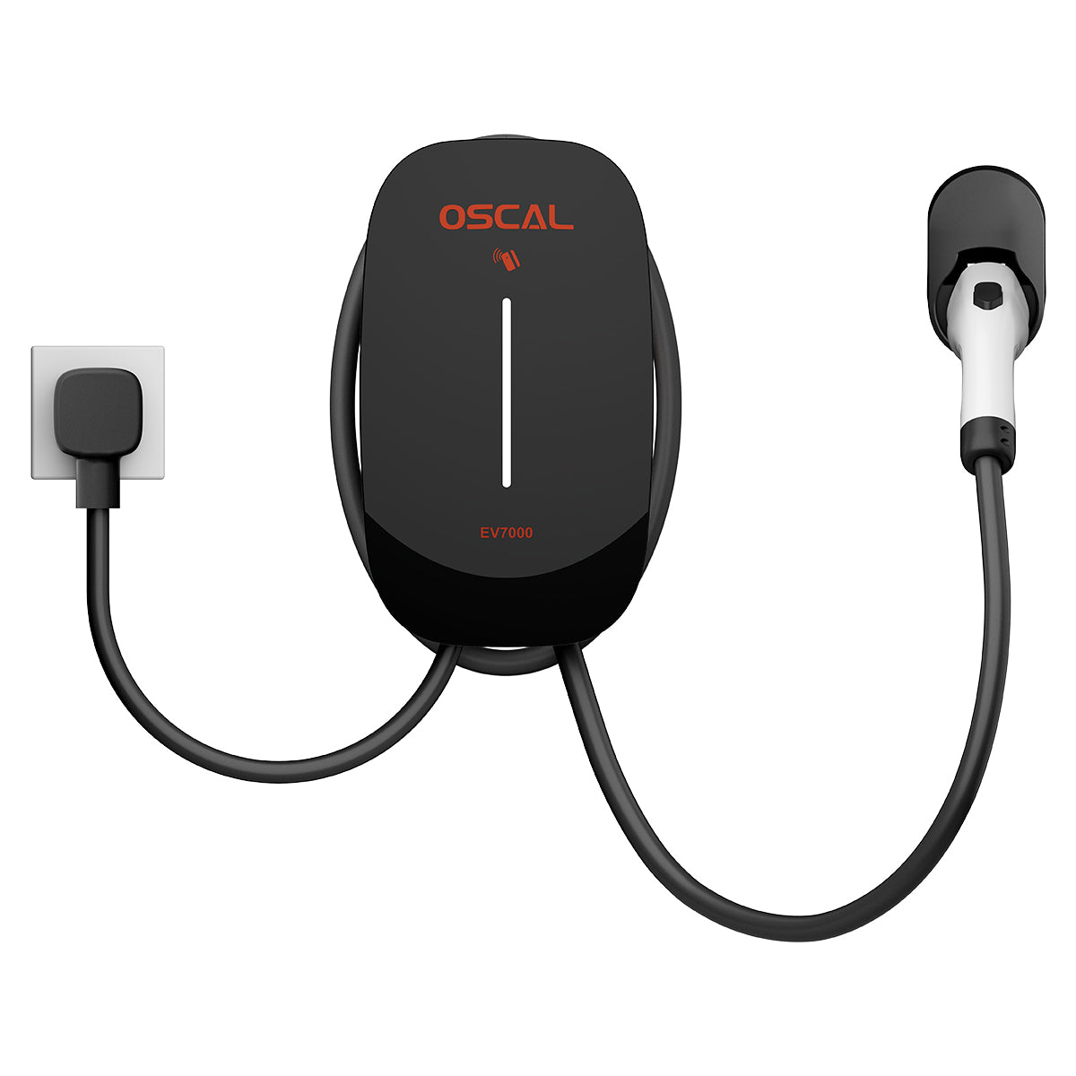 Oscal EV7000 7kW Smart Wall Mounted EV Charger w/ RFID Card Access & App Control