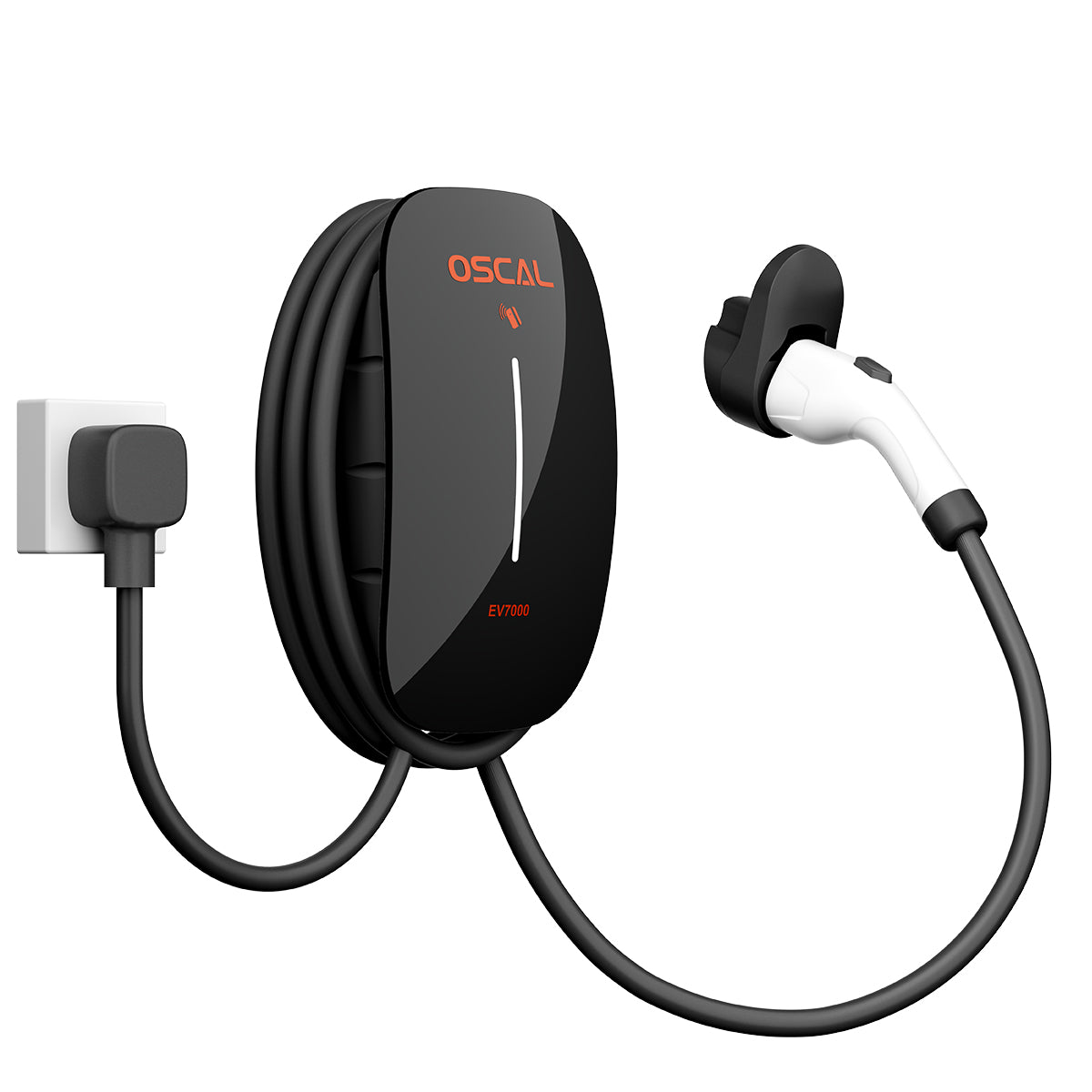 Oscal EV7000 7kW Smart Wall Mounted EV Charger w/ RFID Card Access & App Control