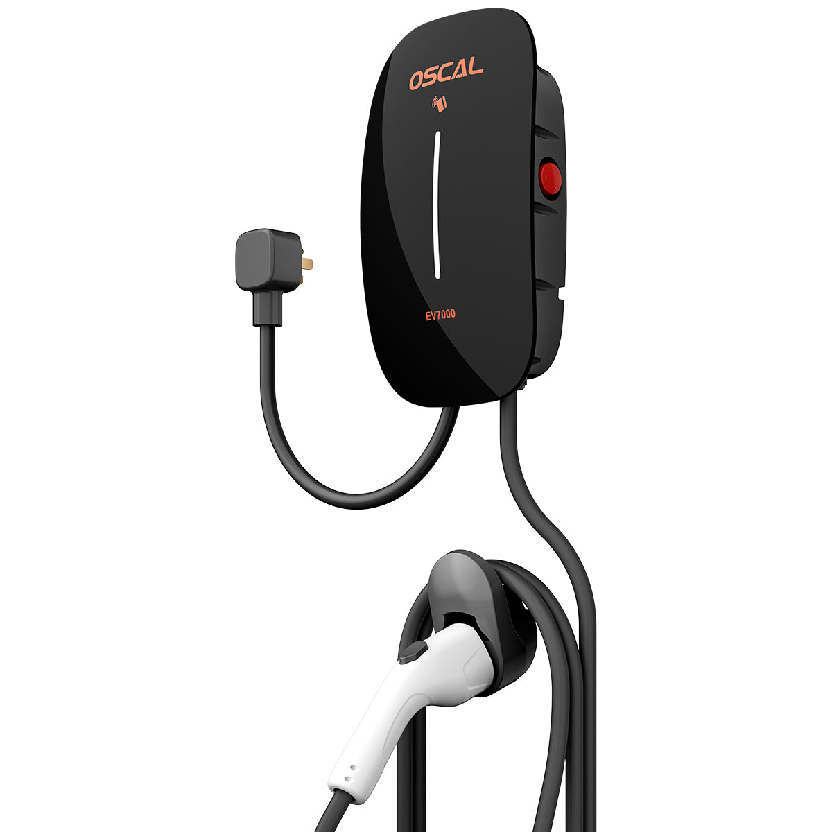 Oscal EV7000 7kW Smart Wall Mounted EV Charger w/ RFID Card Access & App Control