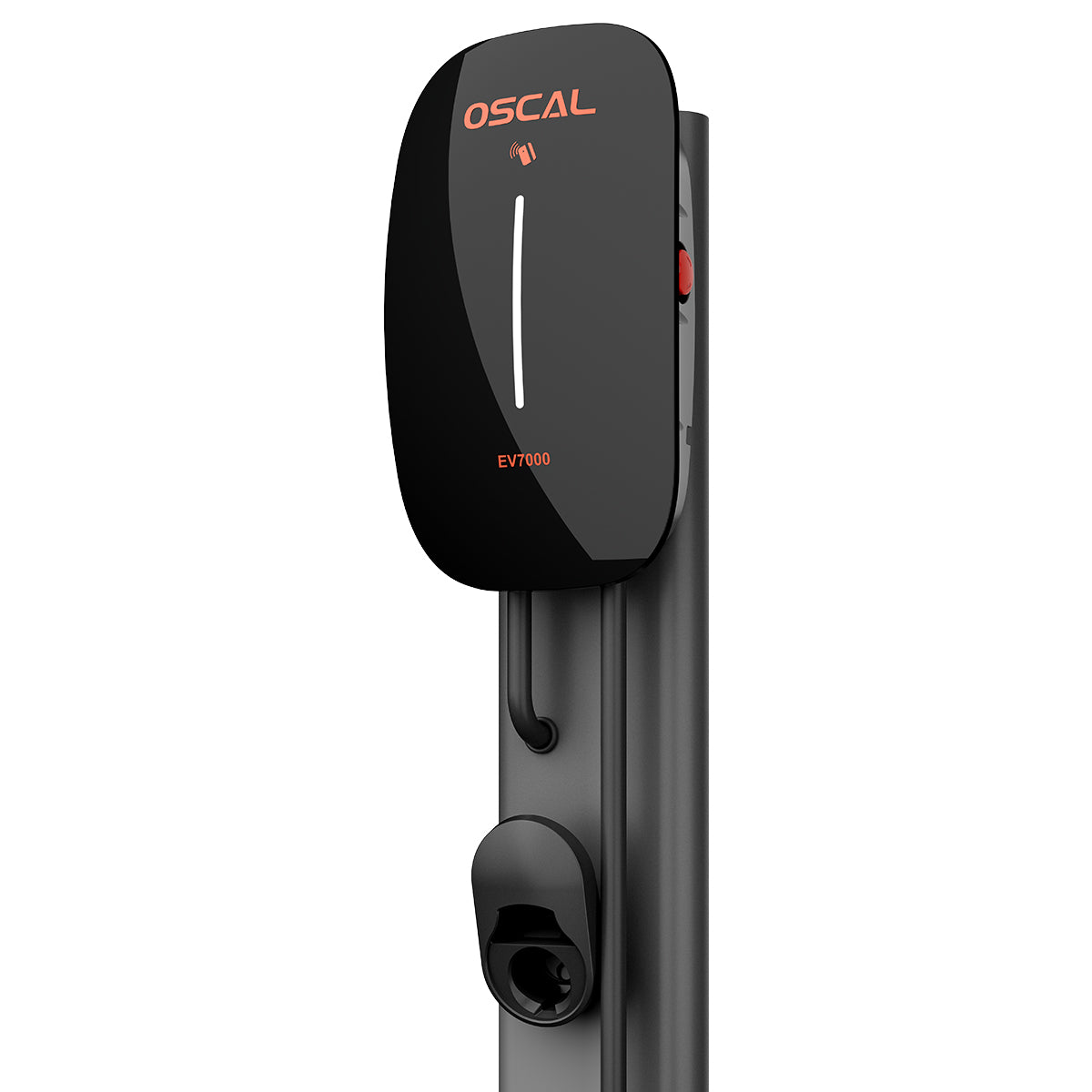 Oscal EV7000 7kW Smart Wall Mounted EV Charger w/ RFID Card Access & App Control