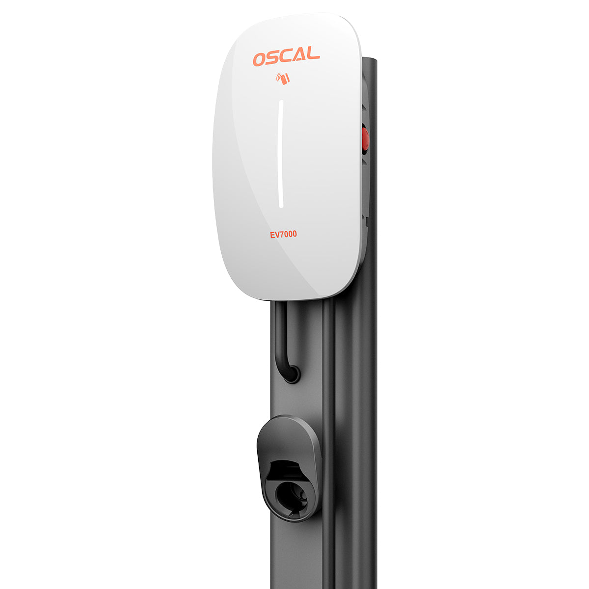 Oscal EV7000 7kW Smart Wall Mounted EV Charger w/ RFID Card Access & App Control