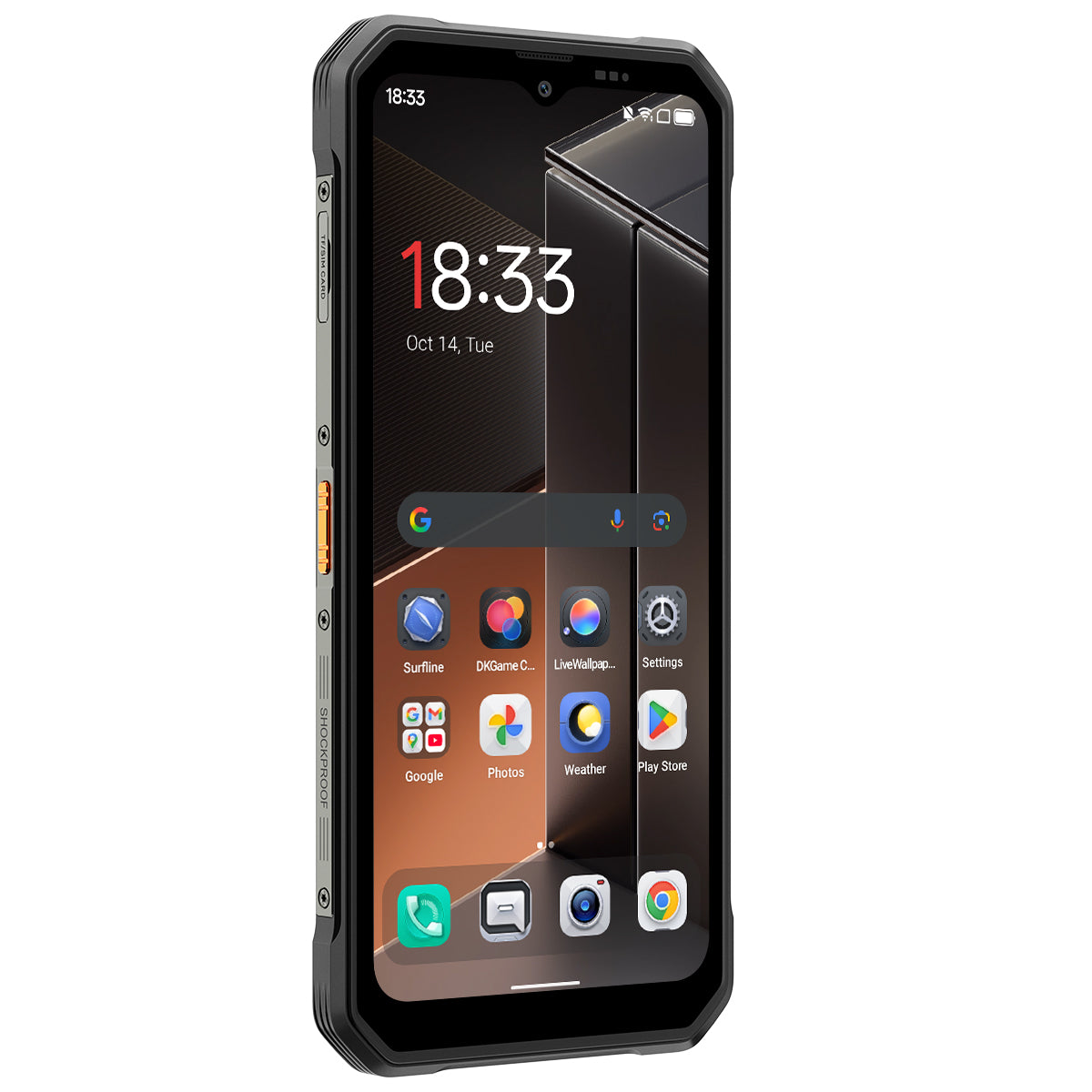 Blackview FORT 100 Ultra-slim 6.56-inch MediaTek Helio G81 Octa-core 8+128GB 5000mAh 16MP+13MP Camera Rugged 4G Cellphone