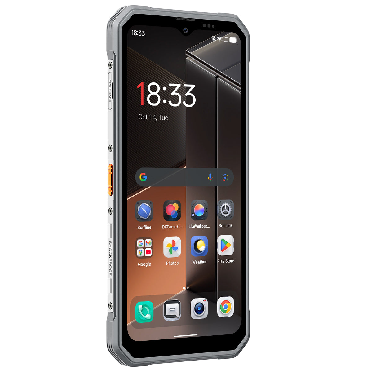 Blackview FORT 100 Ultra-slim 6.56-inch MediaTek Helio G81 Octa-core 8+128GB 5000mAh 16MP+13MP Camera Rugged 4G Cellphone
