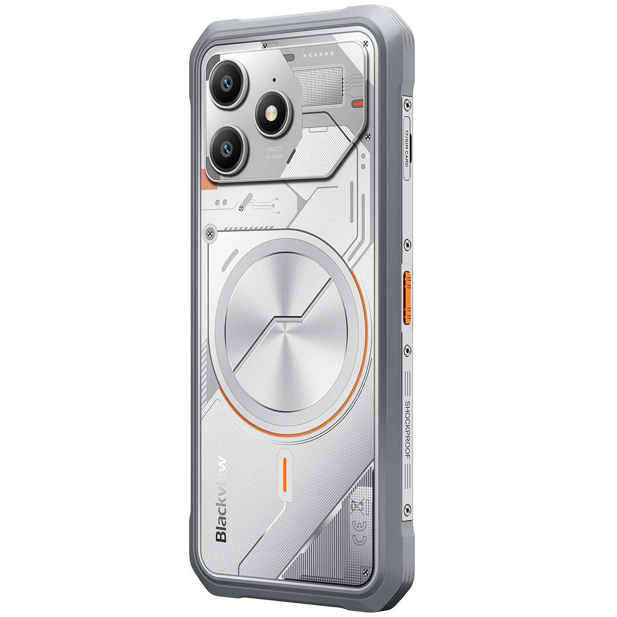 Blackview FORT 100 Ultra-slim 6.56-inch MediaTek Helio G81 Octa-core 8+128GB 5000mAh 16MP+13MP Camera Rugged 4G Cellphone